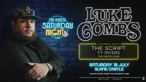 Win tickets to see Luke Combs live at Slane Castle
