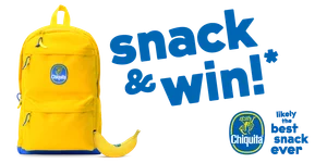 Enter for a chance to win 1 of 50 Chiquita-branded backpacks!