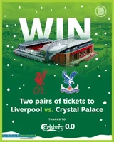 Win a pair of tickets to Liverpool vs Crystal Palace