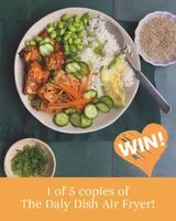 Win 1 of 5 copies of The Daly Dish Airfryer by Gina and Karol Daly