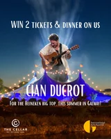 Win 2 tickets to see Cian Ducrot live at the Heineken Big Top