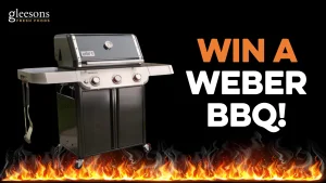 Win a Weber BBQ with Gleesons