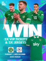 Win 2x VIP Tickets + 2x Jerseys for Ireland vs Armenia