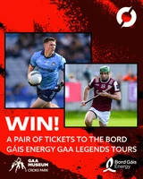 Win tickets to the Bord Gáis Energy GAA Legends Tours at Croke Park