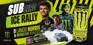 Win a Sub Zero Ice Rally Experience with Lando Norris and Monster Athletes