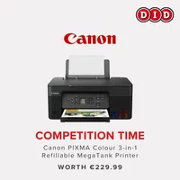 Win a Canon PIXMA G3570 MegaTank 3-in-1 Printer from DID Electrical