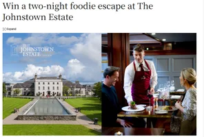 Win a two-night foodie escape at The Johnstown Estate