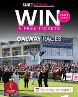 Win tickets to Saturday 1st August at the Galway Races