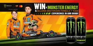 Win a Monster Energy & McLaren Mastercard Formula 1 Team Experience in Abu Dhabi