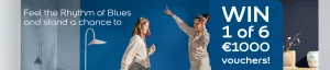 Win One of 6 x €1000 Vouchers