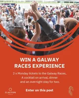 Win 2 Tickets to the Galway Races and a Stay at Clayton Hotel
