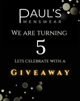 Win 1 of 2 €100 Paul's Menswear vouchers