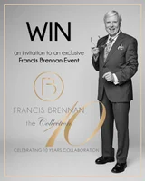 Win an exclusive invite for you and a friend to celebrate 10 years of collaboration with Francis Brennan the Collection