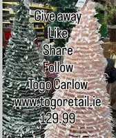 Win a pre-lit white Christmas tree