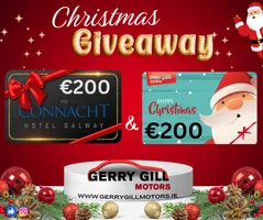 Win a €200 Connacht Hotel Voucher and a €200 One4All Voucher from Gerry Gill Motors