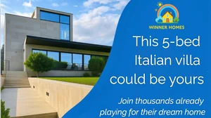 Win A 5 bed Italian Villa with 2 pools + £50,000 cash