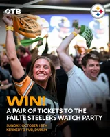 Win a pair of ticket to watch Steelers v Buccaneers