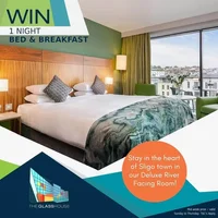 Win a 1 Night Bed & Breakfast for two.